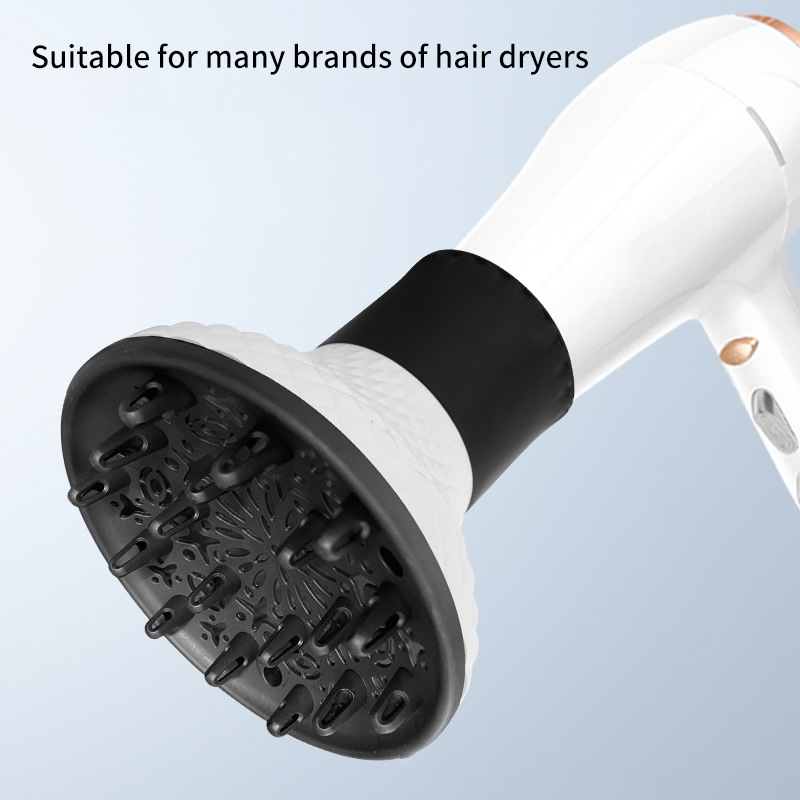 Hair Care Wavy Hair - ユニバーサルヘアドライヤーディフューザーカーリーウェーブヘア用ブロードライヤーアタッチメントドライヤーノズル乾いた髪を均等にヘアケアツール