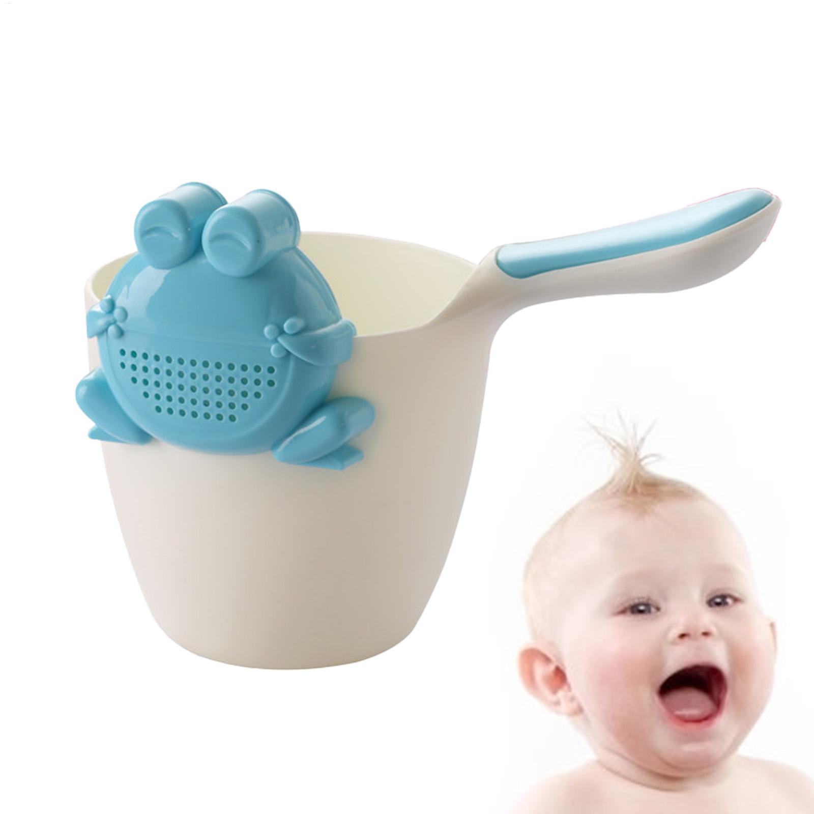 Hair Care For Baby - ベビーキッズ用シャワーカップ、クマデザイン、髪の洗い流しと幼児の目を守るためのシャワー洗浄器