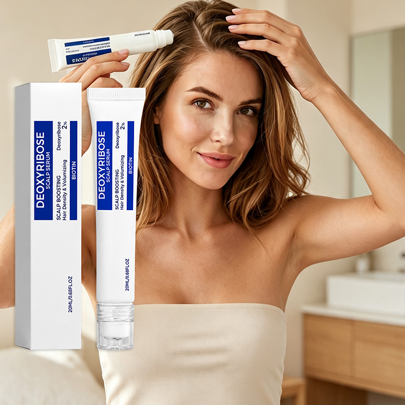 Hair Care Hair Serum - 20ml スカルプケアセラム リフレッシュテクスチャー ポータブルローラーボールエッセンス 頭皮に栄養を与え、髪のボリュームとふっくら感を高めます