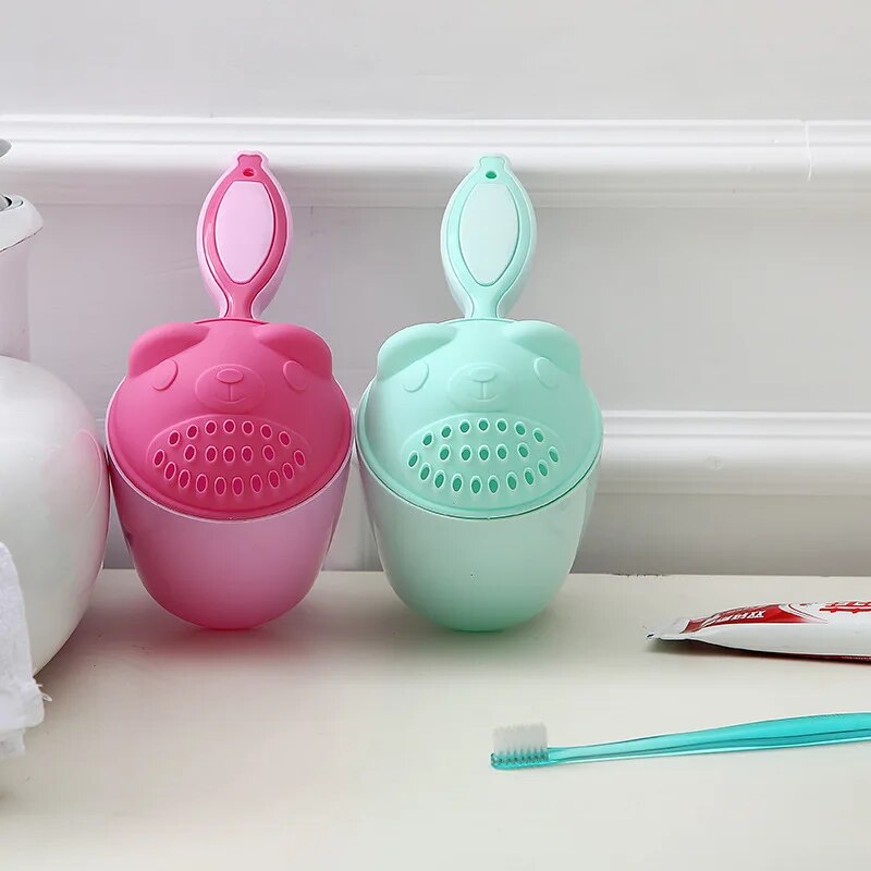 Hair Care For Baby - ベビーバスキャップ幼児用シャンプーカップ子供用お風呂用バケツキッズシャワースプーン子供用洗髪カップ赤ちゃんの目を守るバスツール