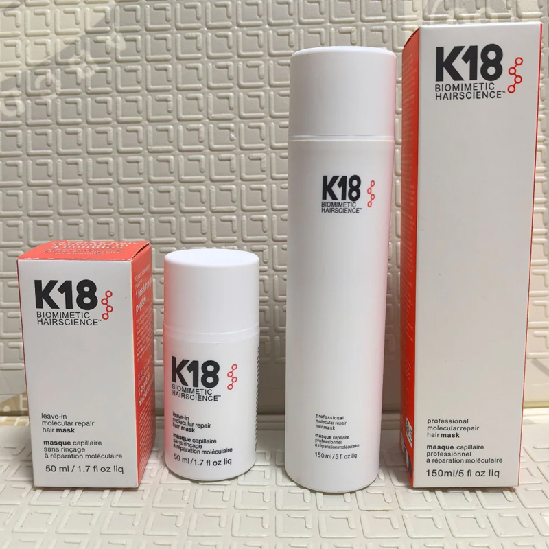 Hair Care K18 - オリジナル 50 ミリリットル K18 リーブイン分子修復ヘアマスクディープコンディショニングケラチントリートメントソフトヘアスムージング健康ヘアケア
