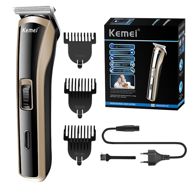 Hair Care For Baby - Kemei 418 プロフェッショナル電気バリカン充電式ベビーバリカンスタイリングツールグルーミングコードレスバリカン男性用