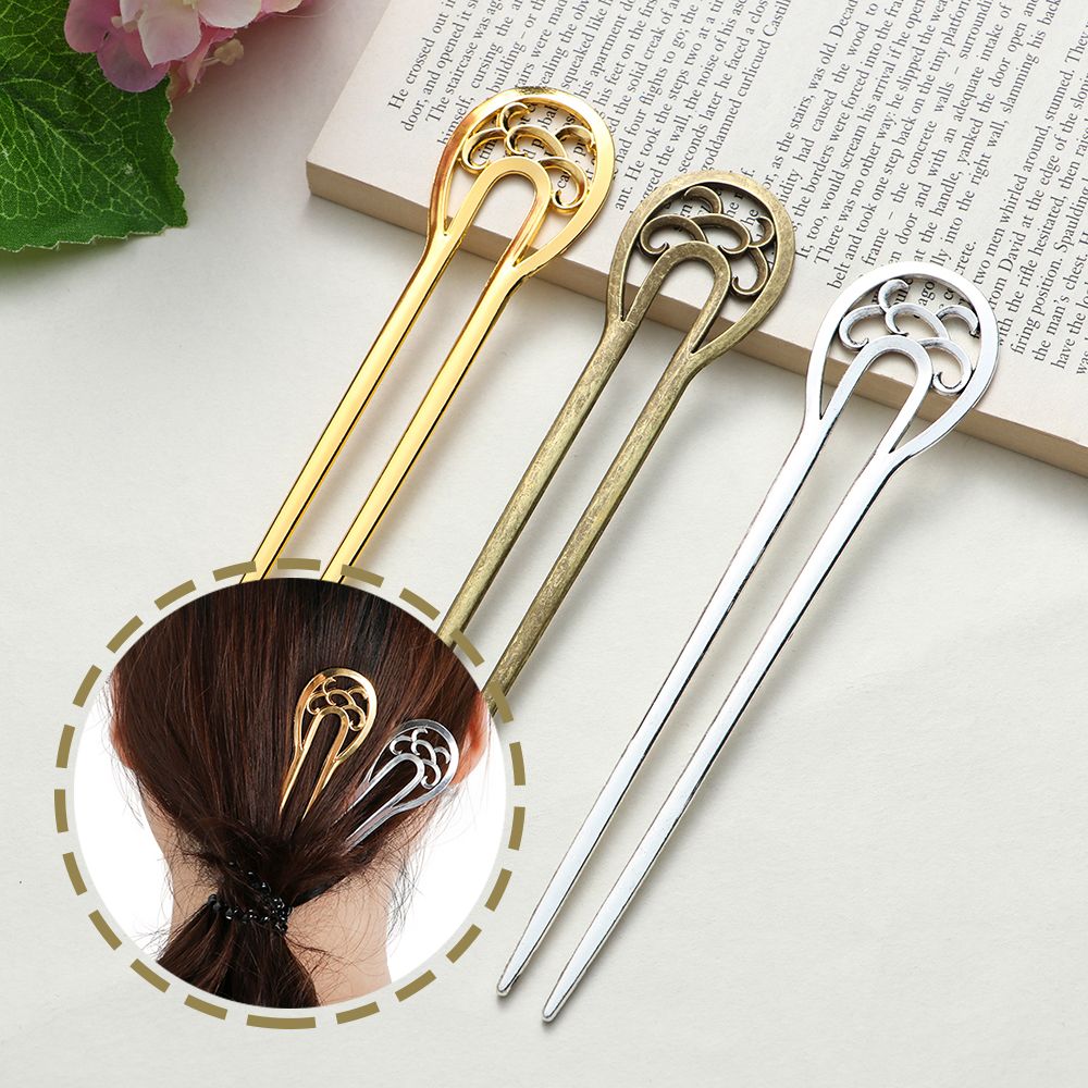 Hair Care Wavy Hair - U字型ヘアピン,2つのウェーブのかかった髪,合金ヘアケア,スタイリングツール,ファッショナブルなヘアピン