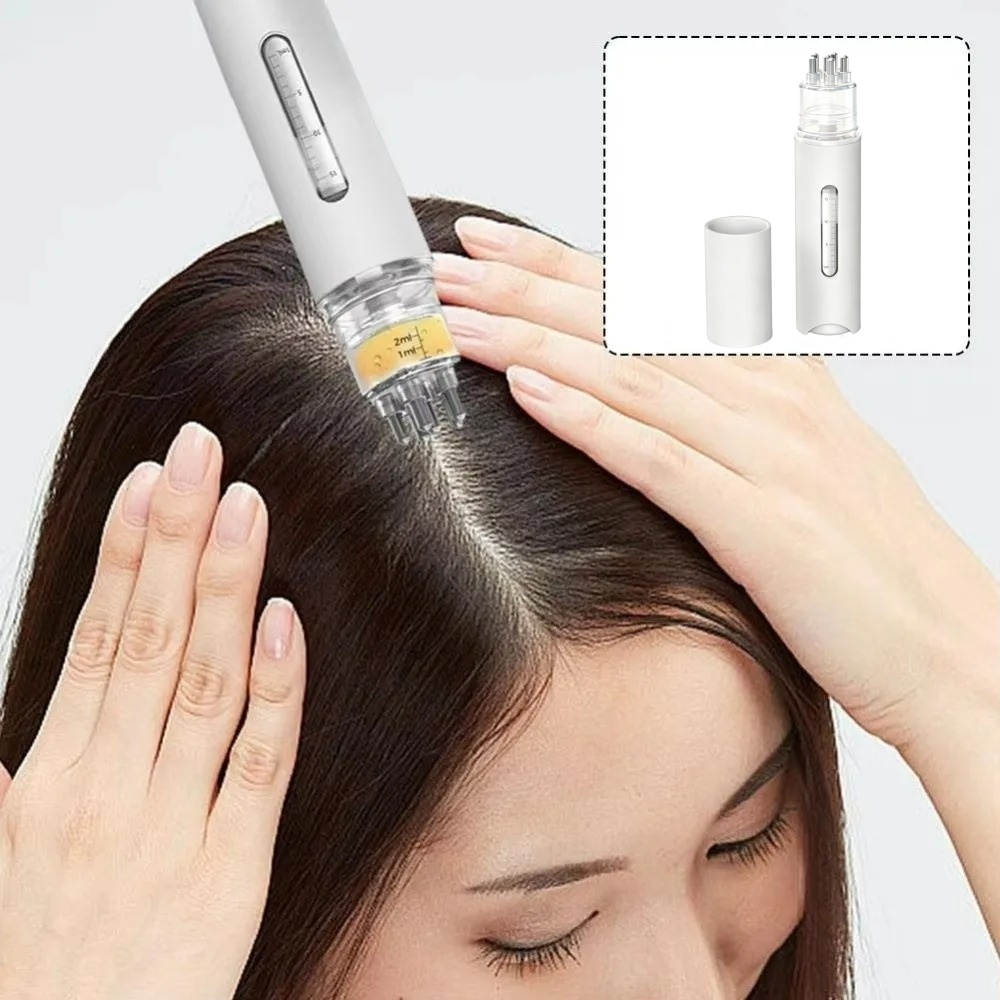 Hair Care Essential Oil - ヘアオイルアプリケーター頭皮マッサージコーム液体導入ミニコームエッセンシャルオイルディスペンサー抜け毛防止頭皮ケアコーム