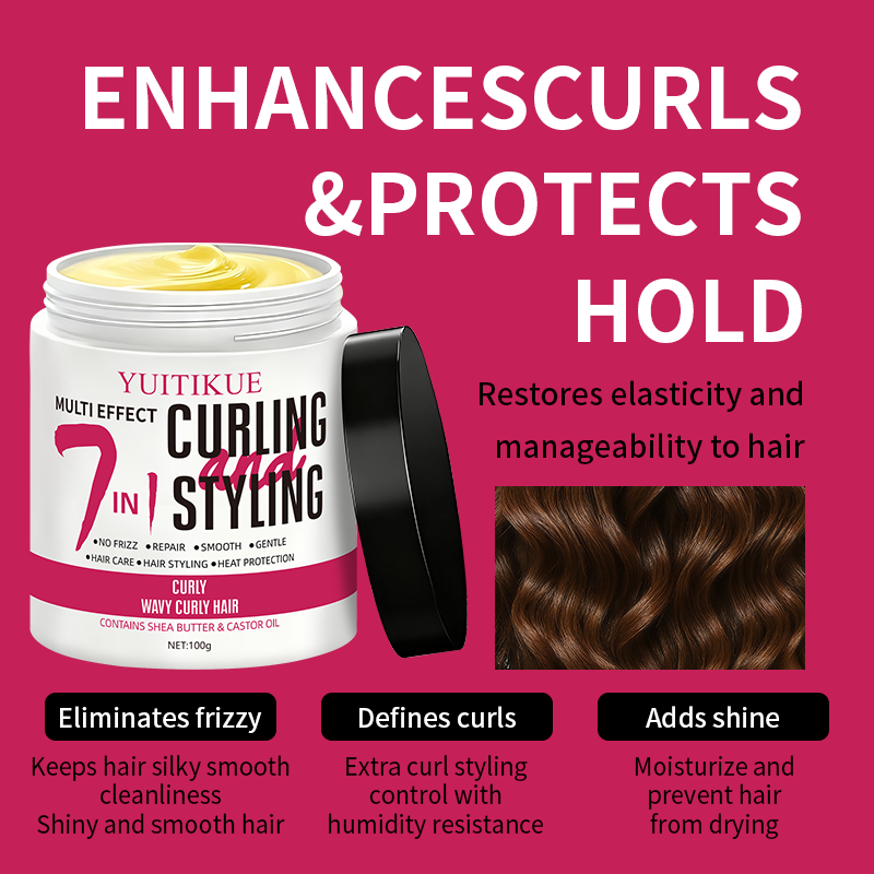 YUITIKUE 7-in-1 カーリング＆スタイリングクリ - Hair Care Wavy Hair のレビューと価格