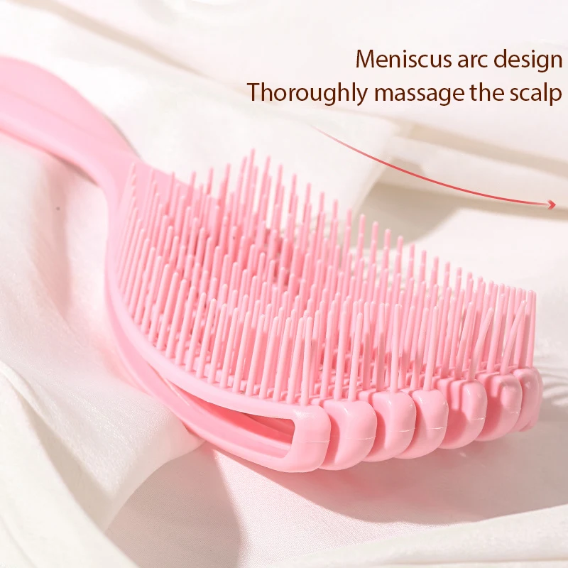 タコの毛のもつれをほどくブラシ、頭皮マッサージ、カーリーコー - Hair Care Wavy Hair のレビューと価格