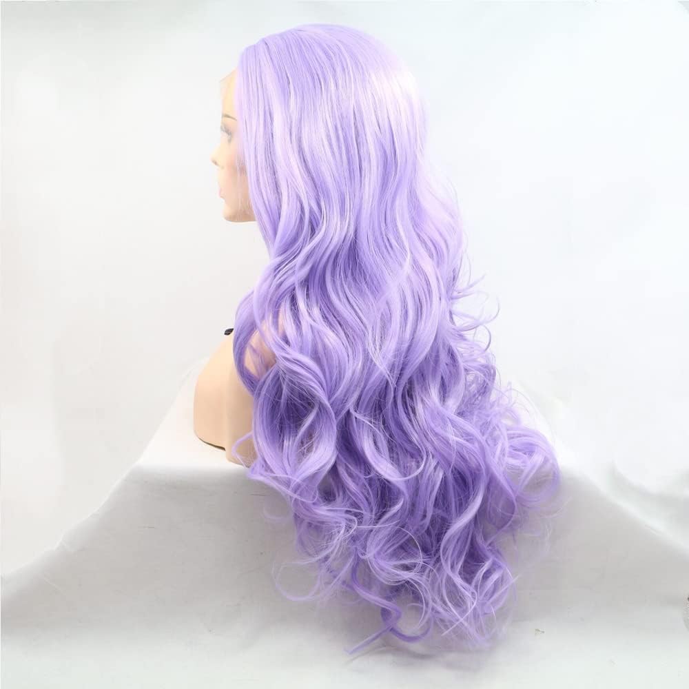 シルビア ロングウェーブのかかった紫髪ウィッグ ボディウェー - Hair Care Wavy Hair のレビューと価格