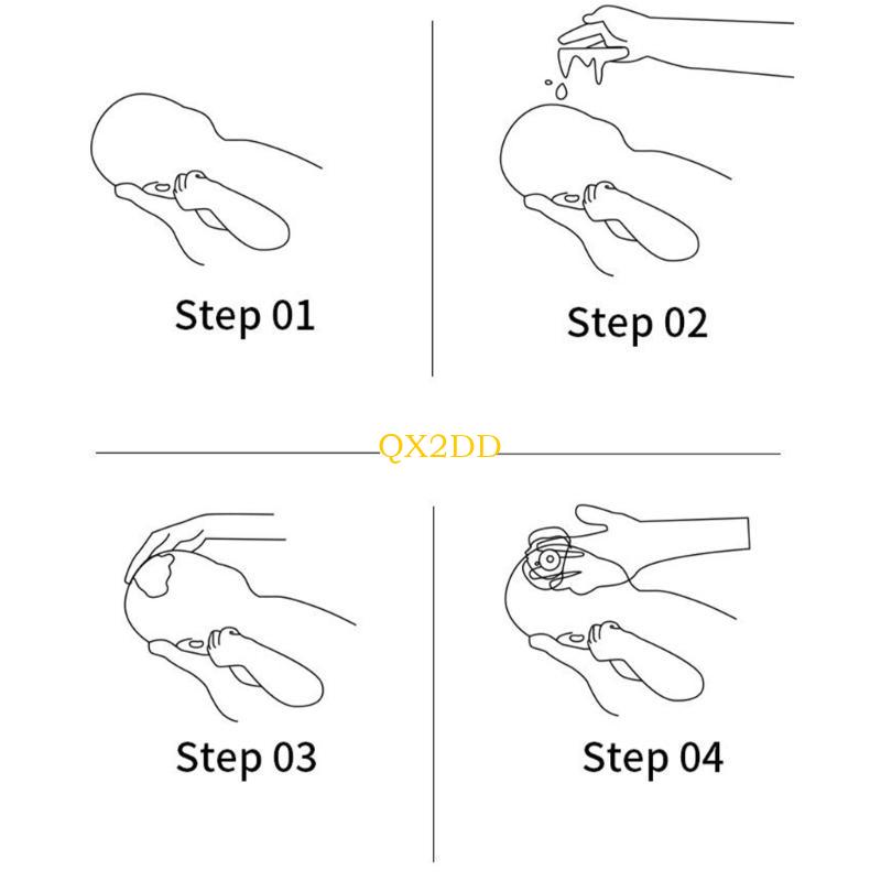 QX2D ベビーシリコーンシャンプーブラシソフト頭皮マッサー - Hair Care For Baby のレビューと価格
