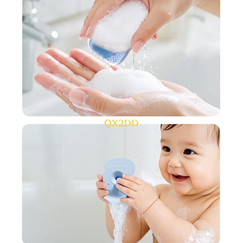 QX2D ベビーシリコーンシャンプーブラシソフト頭皮マッサー - Hair Care For Baby のレビューと価格