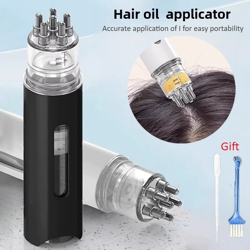 ヘアオイルアプリケーター頭皮マッサージコーム液体導入ミニコー - Hair Care Essential Oil のレビューと価格