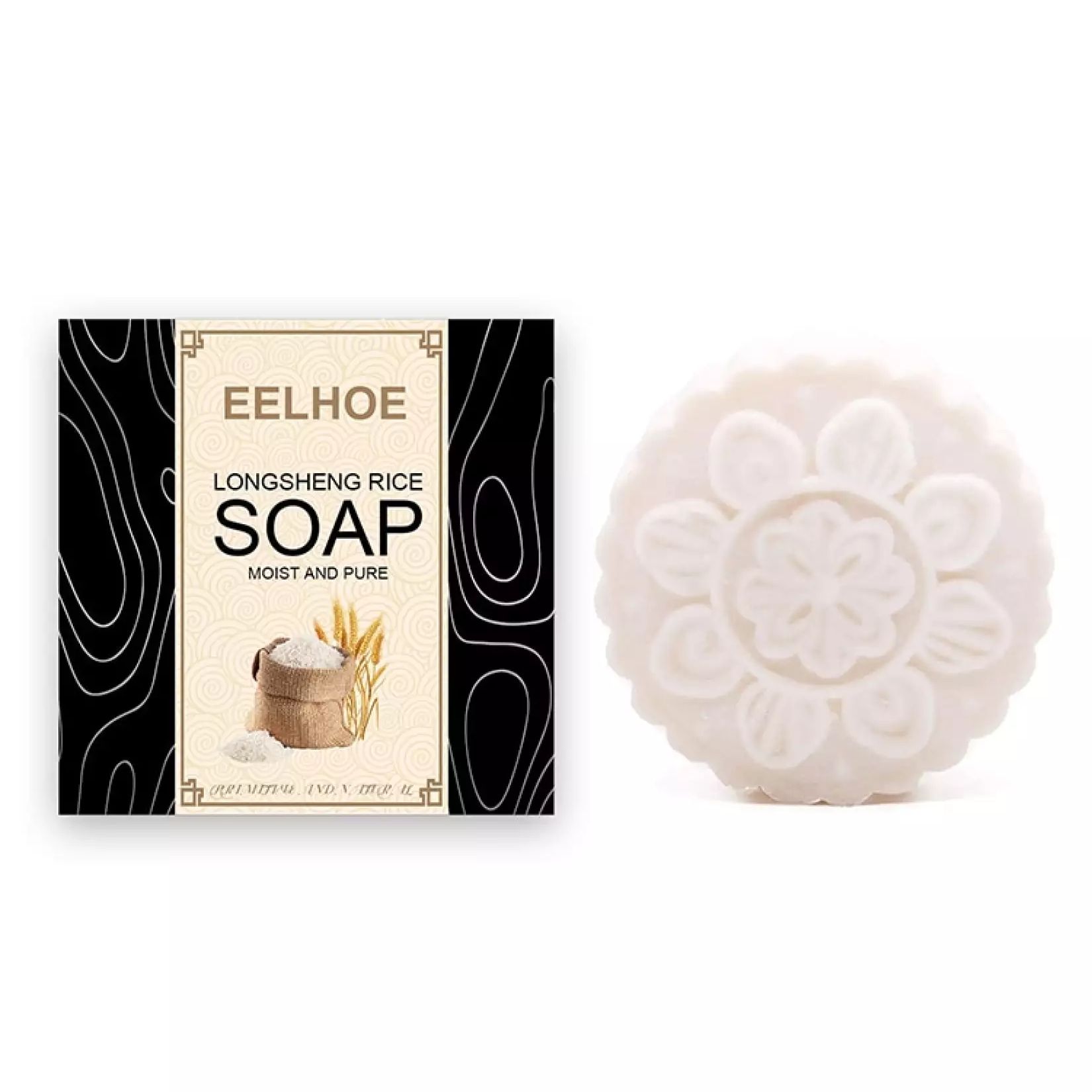 Eelhoe-水分石鹸シャンプーバー、髪の成長のためのシャン - Hair Care Wavy Hair のレビューと価格